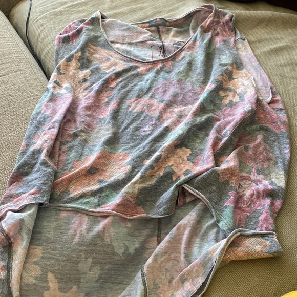 Free People We The Free Gardenia Floral High Low romantic size medium - Picture 2 of 9